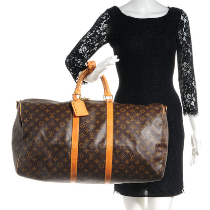 Louis Vuitton Monogram Keepall Bandouliere 55 2 of 7