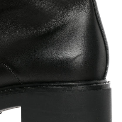 Gucci Flores Calfskin Nappa Matelasse GG 40mm Ankle Boots 37.5 Black 11 of 11