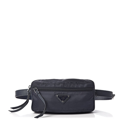 Prada Tessuto Nylon Saffiano Belt Bag Blue 1 of 9