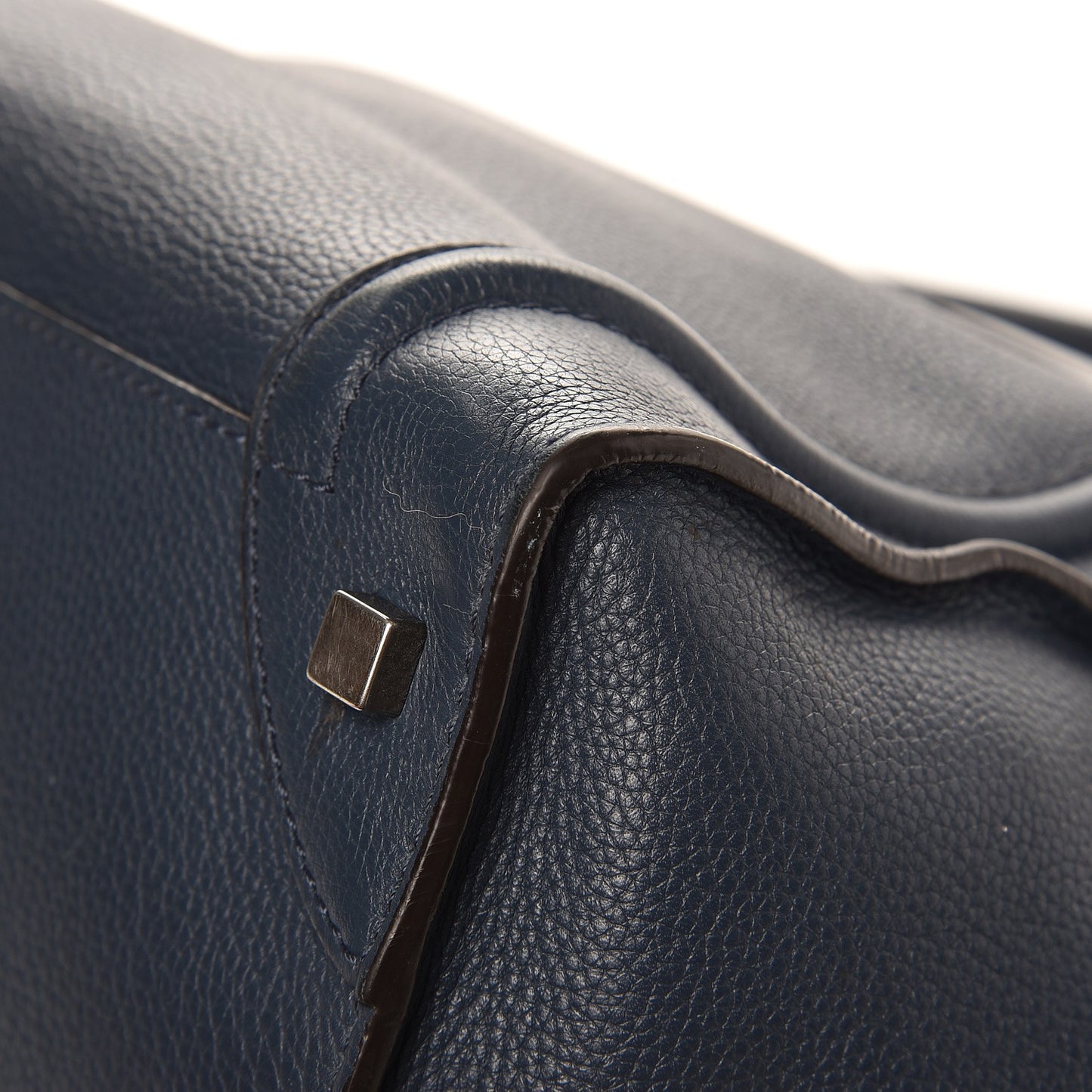 Drummed Calfskin Mini Luggage Orage