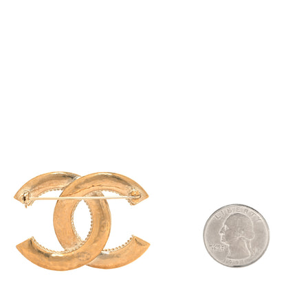 Chanel CC Large Brooch Gold 2 of 4