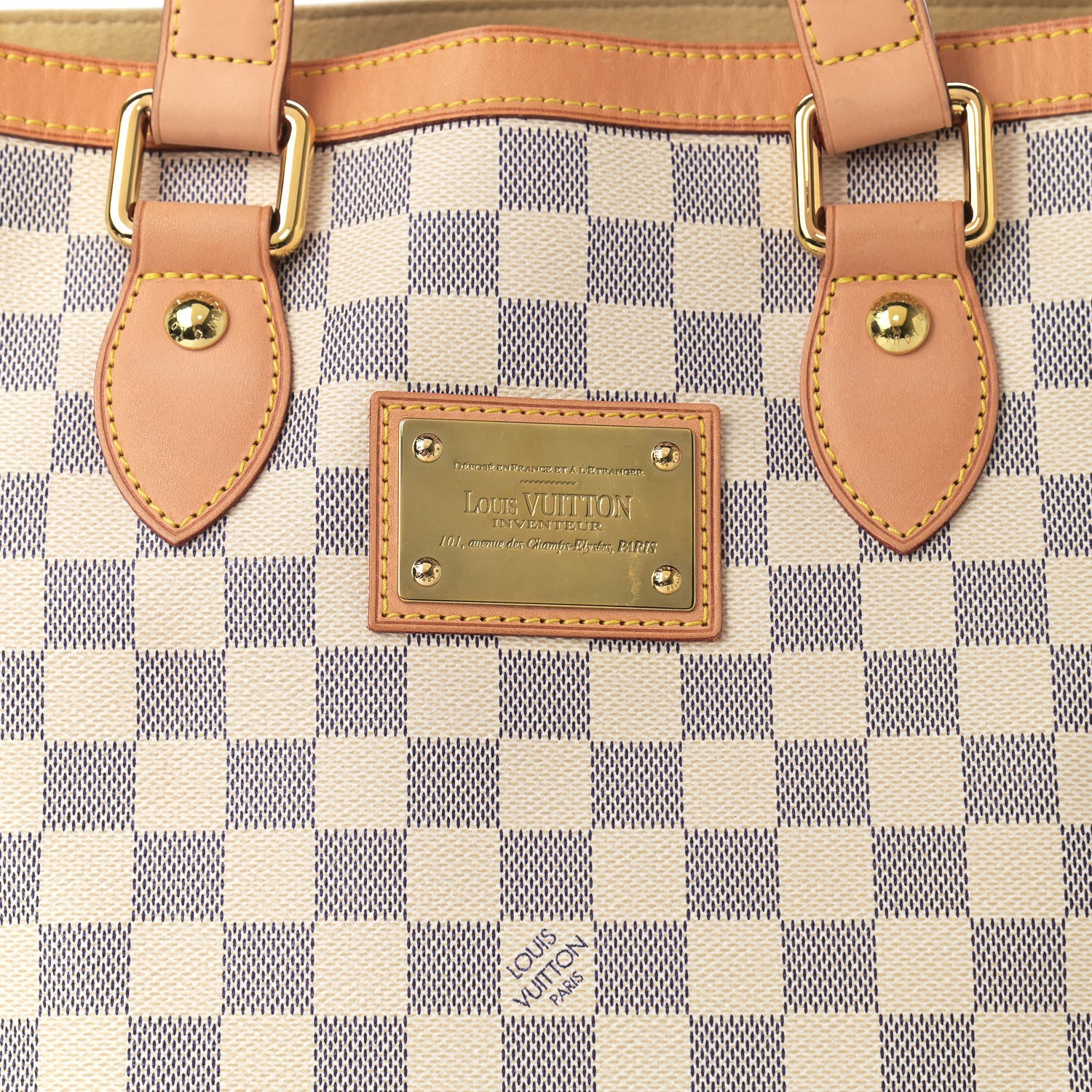 Louis Vuitton Damier Azur Hampstead PM 7 of 10