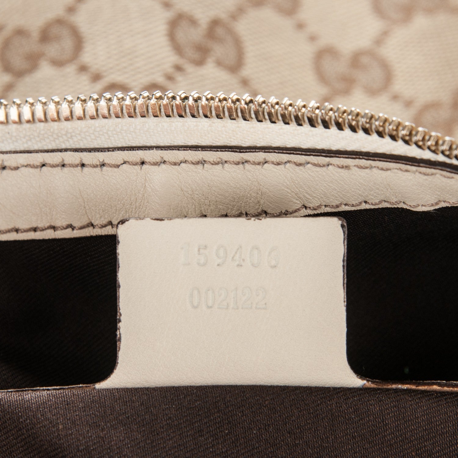 Gucci Monogram Large Biba Studded Hobo Off White 7 of 7