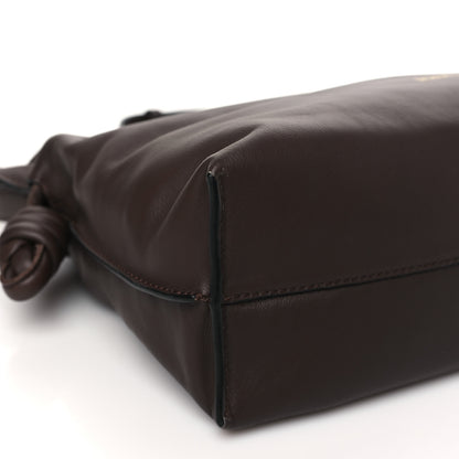 Loewe Nappa Medium Flamenco Knot Bag Chocolate 9 of 11