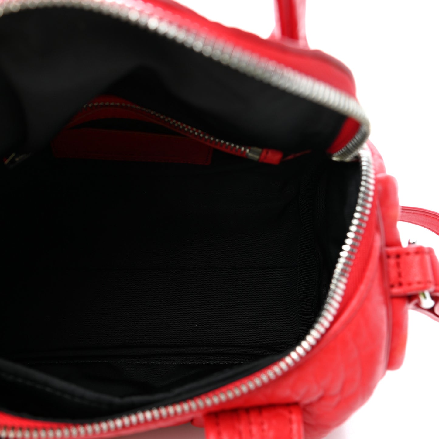 Pebbled Lambskin Mini Rockie Cult Rhodium Hardware