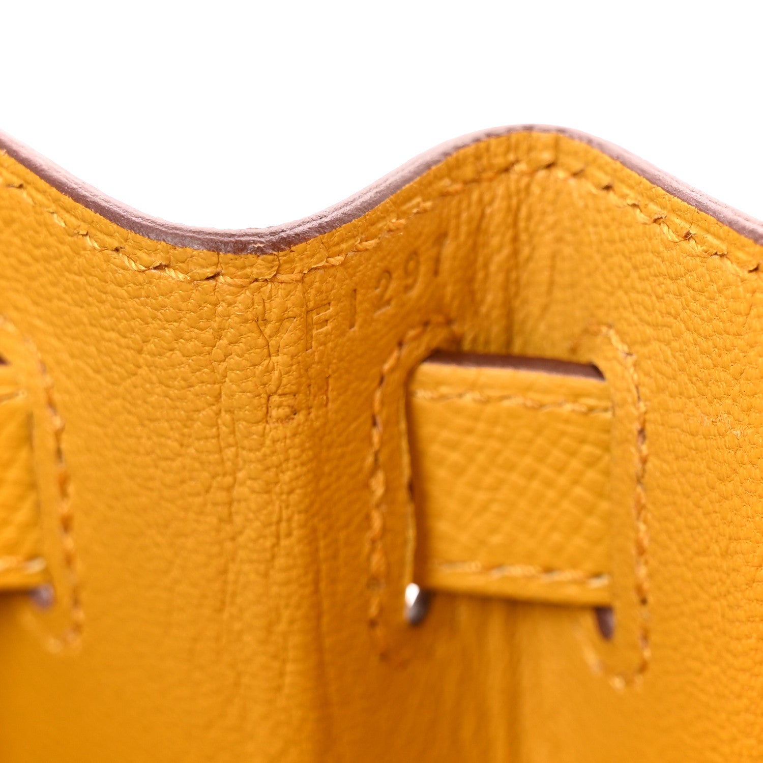 Hermes Epsom Kelly Sellier 28 Jaune Ambre 13 of 19
