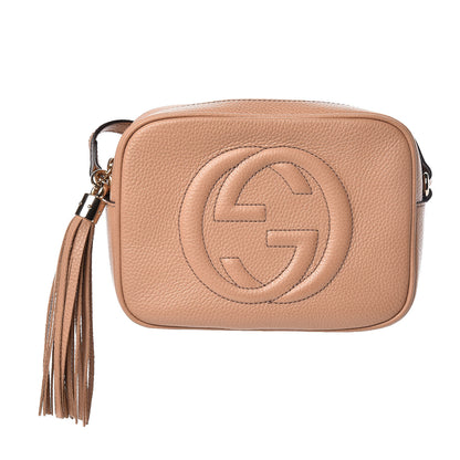 Gucci Pebbled Calfskin Small Soho Disco Bag Rose Beige 1 of 10