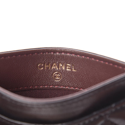 Chanel Lambskin Quilted Card Holder Black 6 of 8