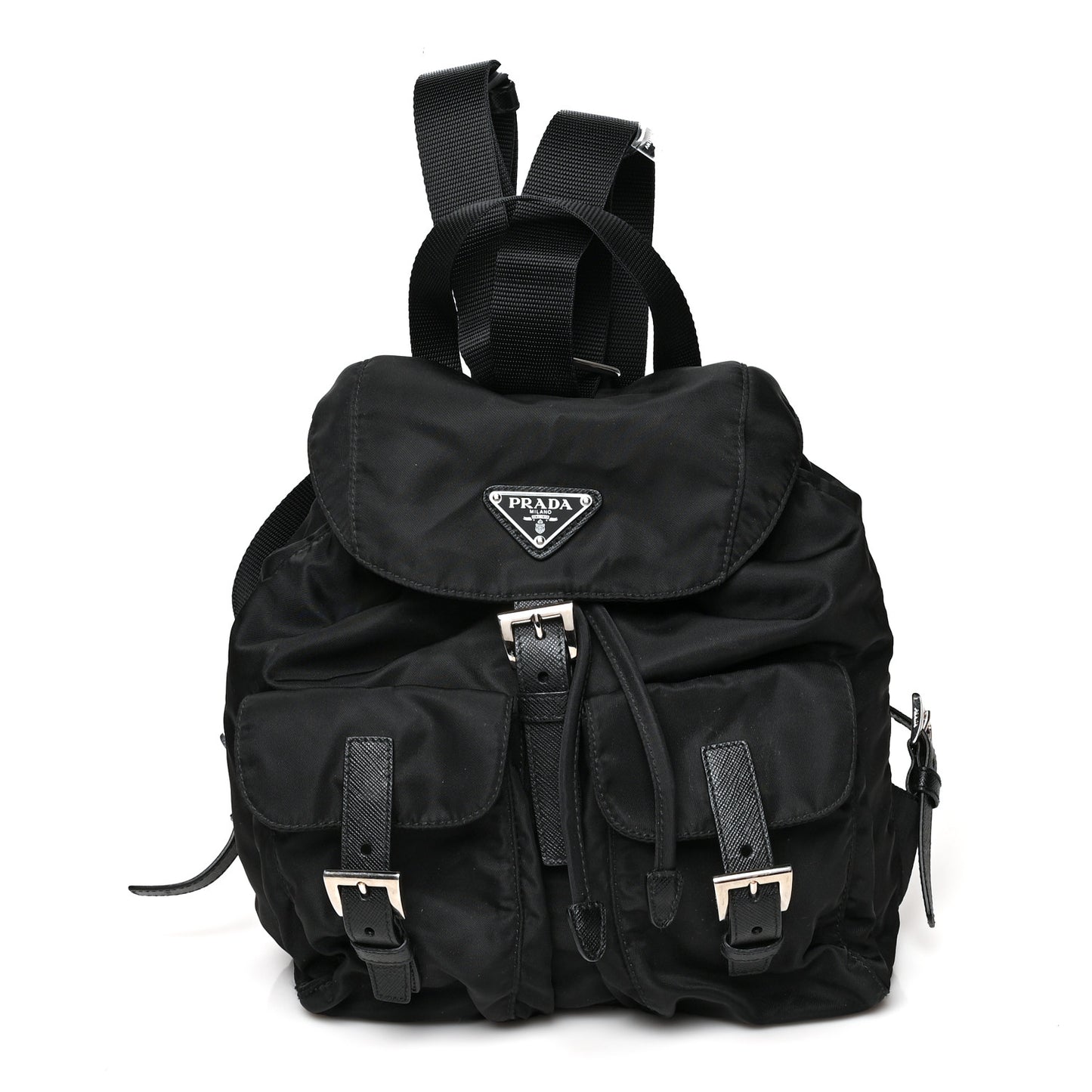 Tessuto Nylon Vela Small Backpack Black