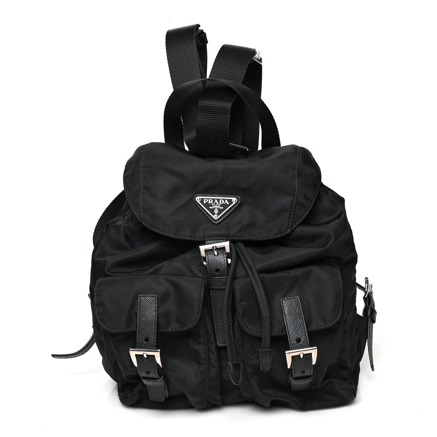 Prada Tessuto Nylon Vela Small Backpack Black 1 of 13