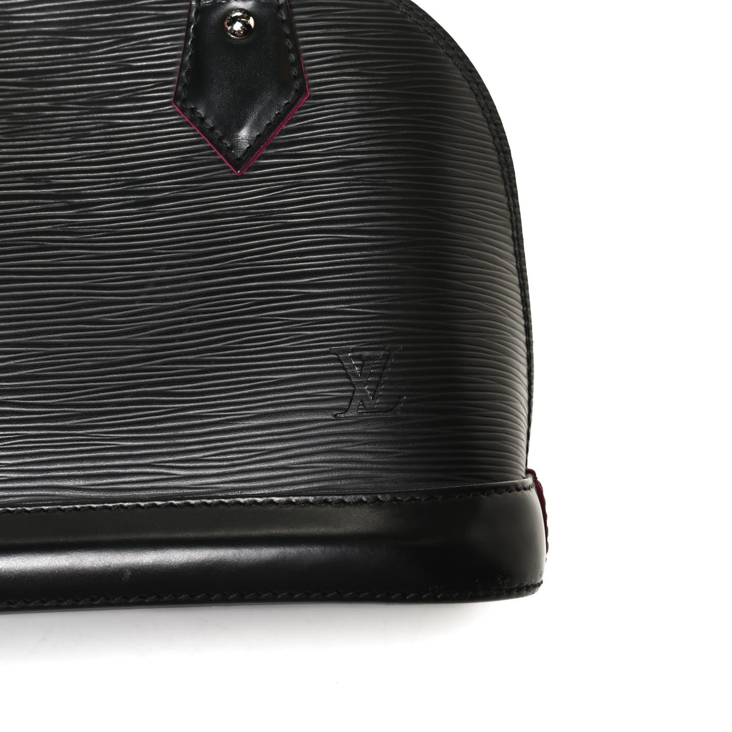 Louis Vuitton Epi Alma BB Black Hot Pink 8 of 17