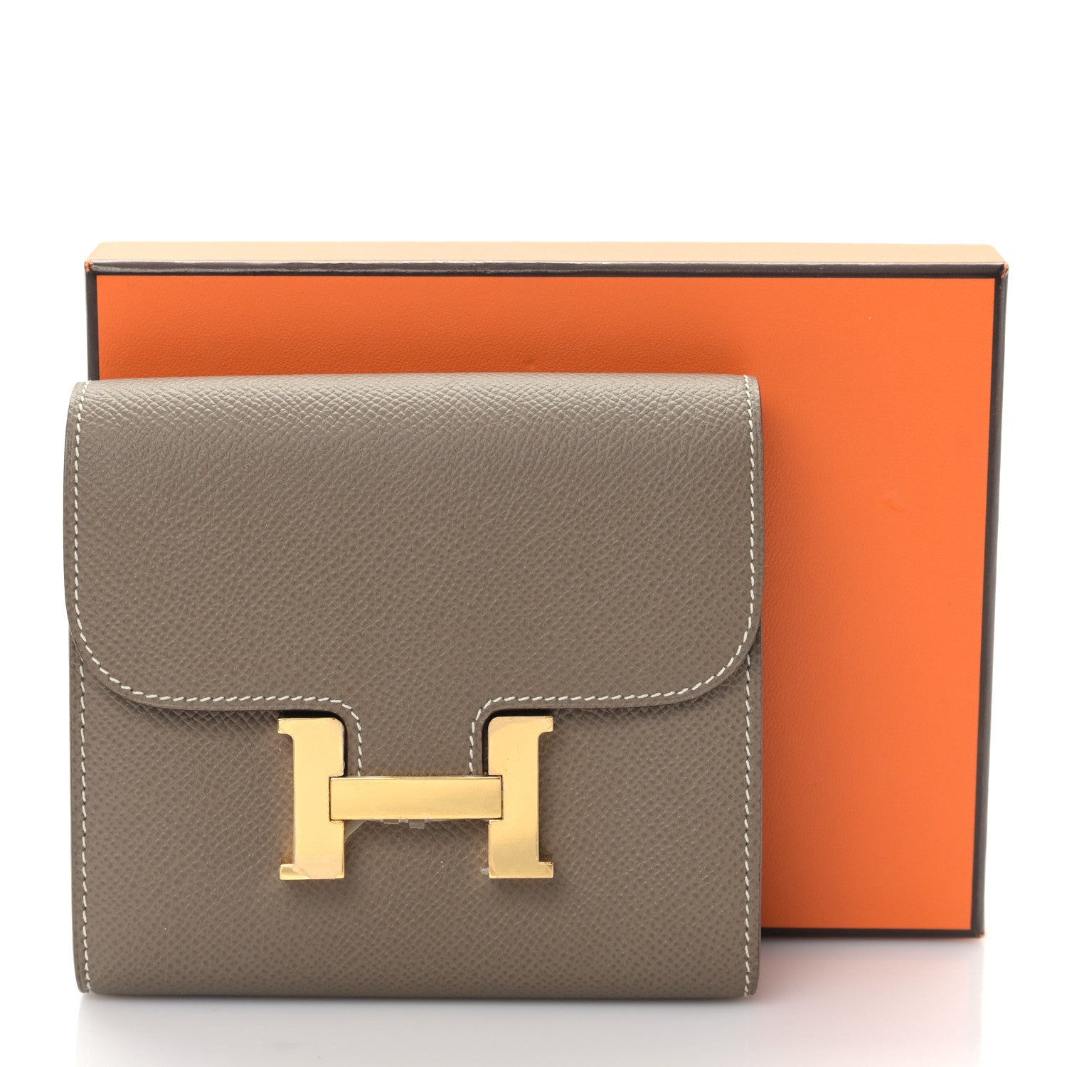 Hermes Epsom Constance Short Wallet Etoupe 9 of 9