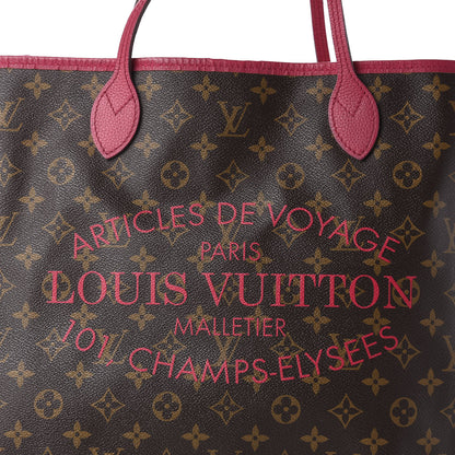 Louis Vuitton Monogram Articles de Voyage Ikat Neverfull GM Rose Indien 10 of 10