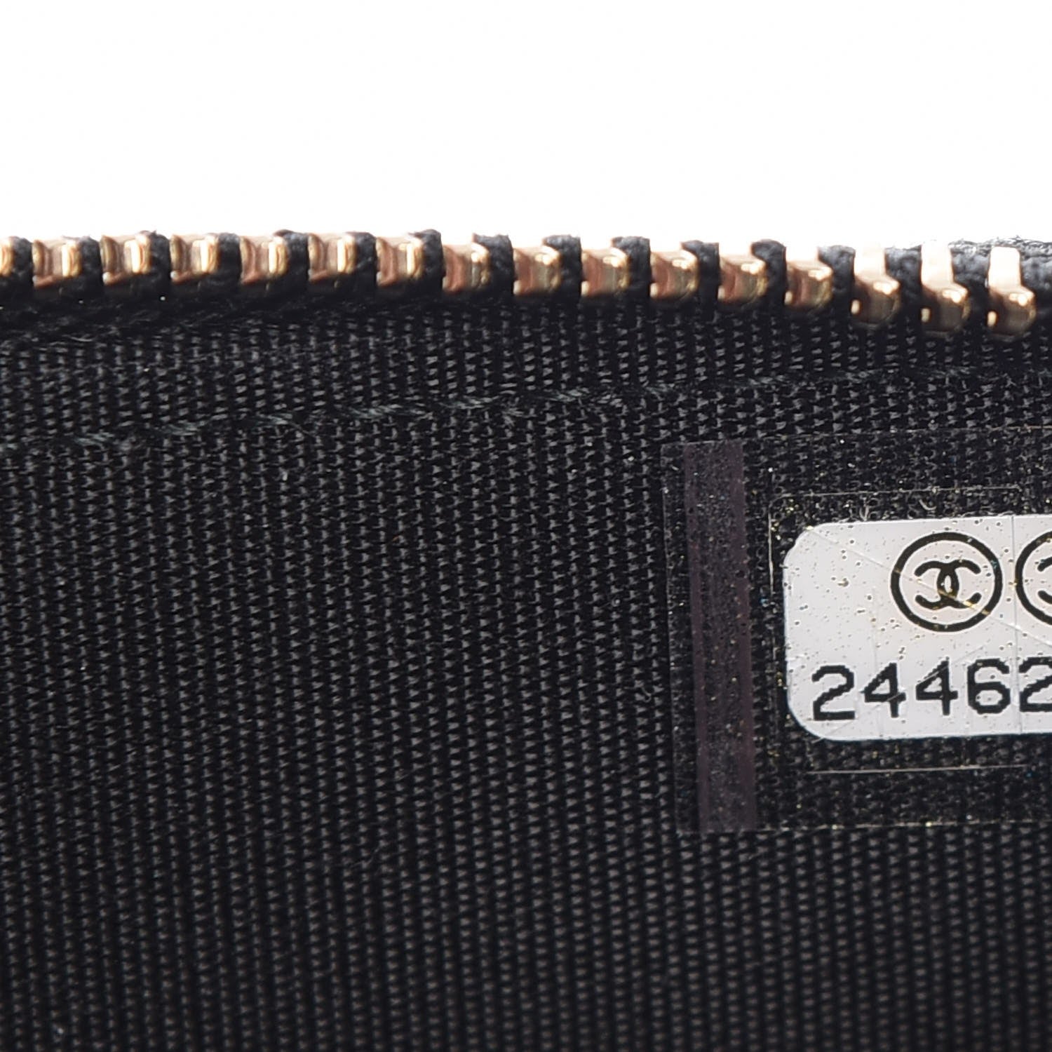 Chanel Crackled Patent Calfskin Quilted Small Clutch With Pearl Chain Black 10 of 11
