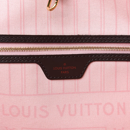 Louis Vuitton Damier Ebene Neo Neverfull MM Rose Ballerine 6 of 15