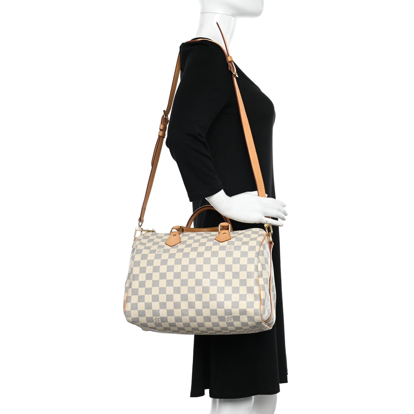 Damier Azur Speedy Bandouliere 30