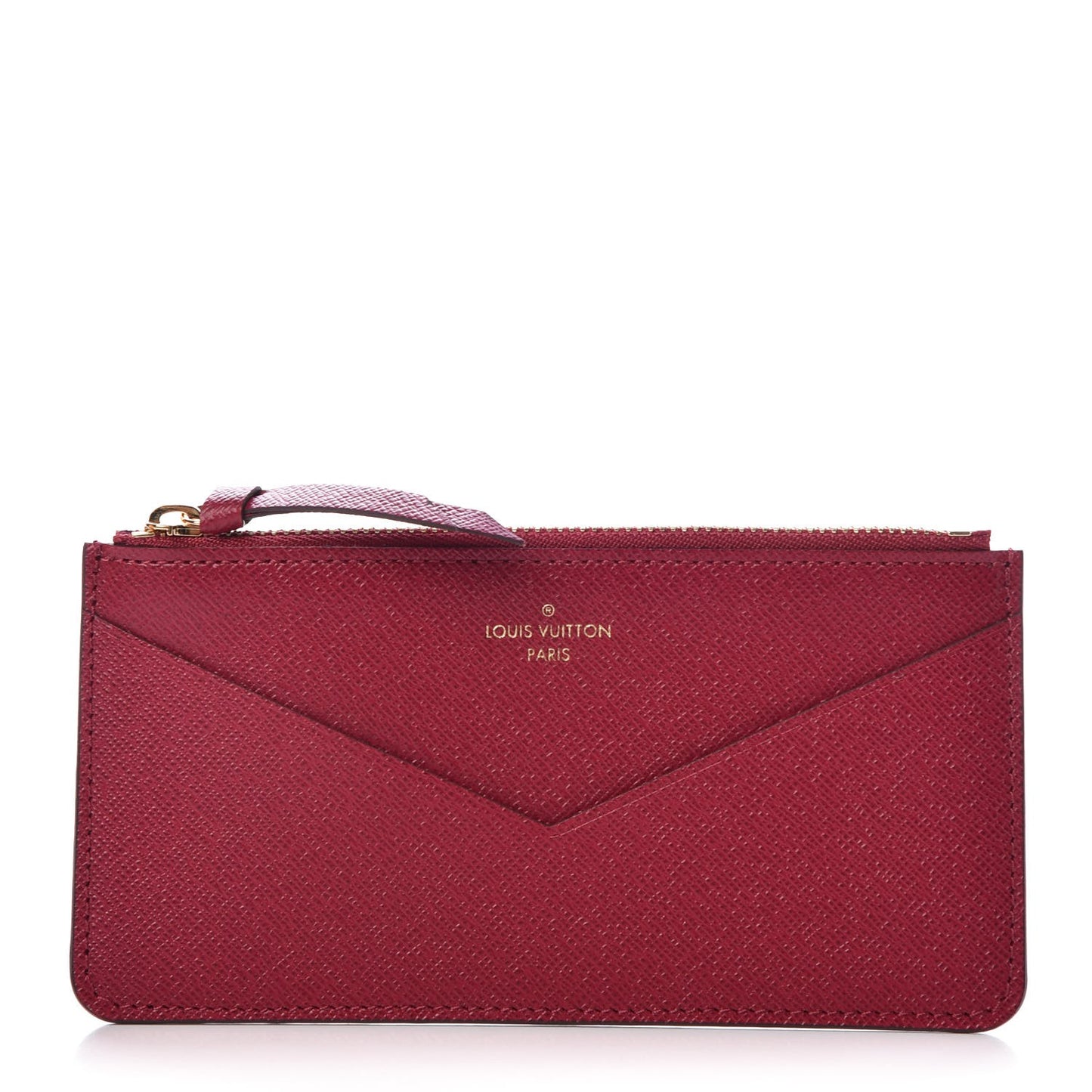 Calfskin Jeanne Wallet Zippered Insert Fuchsia