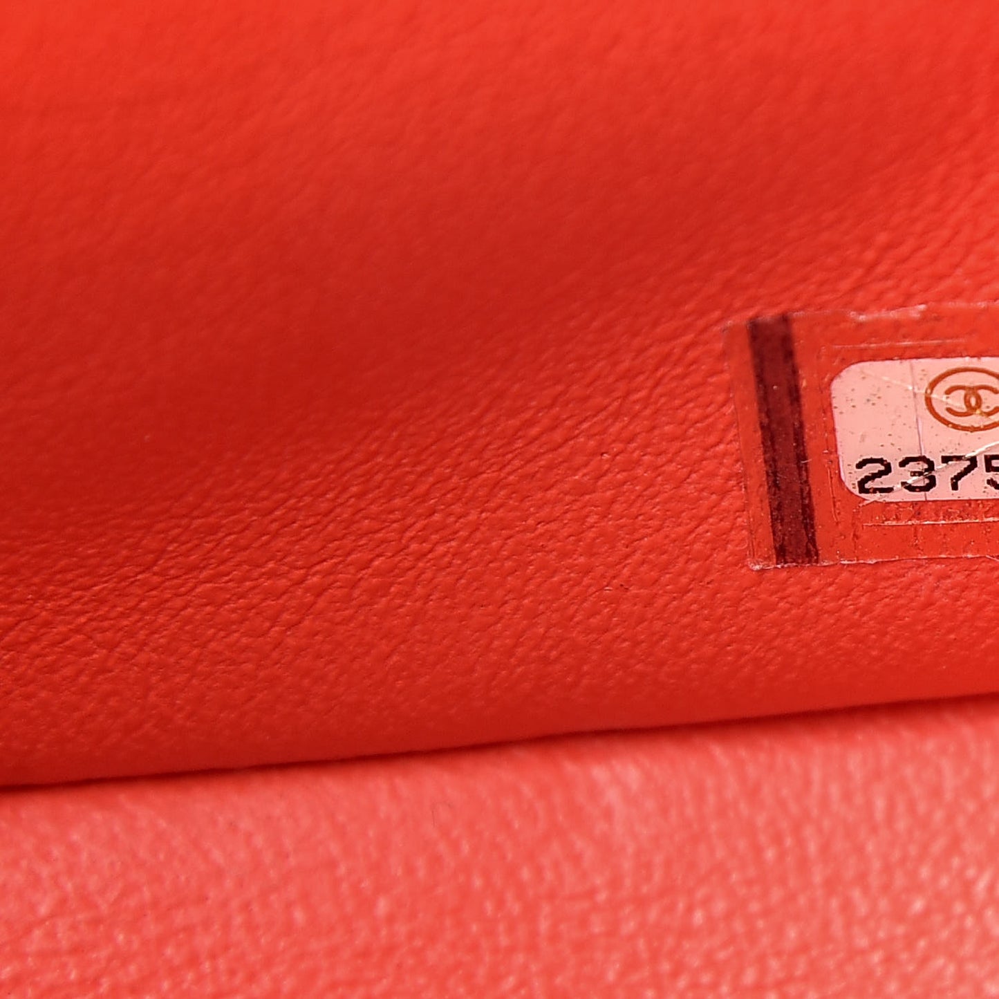 Lambskin Quilted Mini Square Flap Red