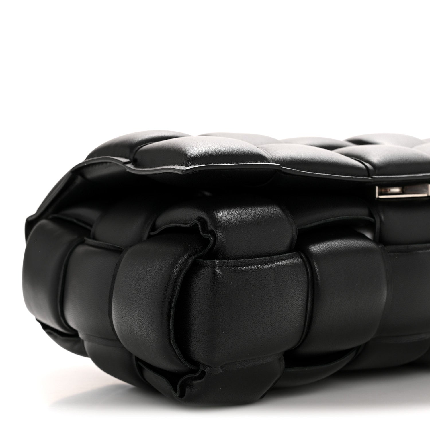 Bottega Veneta Nappa Maxi Intreccio Padded Cassette Crossbody Bag Black 17 of 29