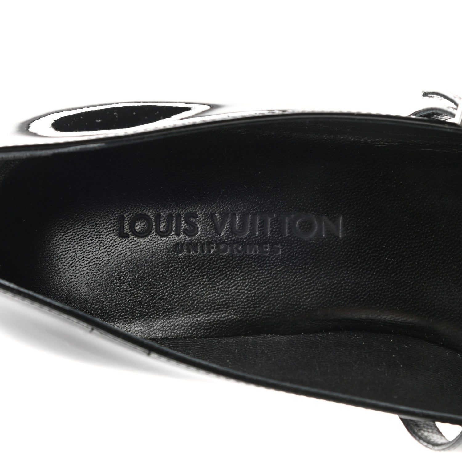 Louis Vuitton Patent Uniformes Silhouette 40mm Pumps 36 Black 6 of 10