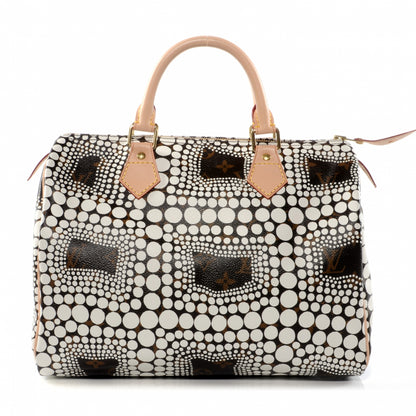 Louis Vuitton Monogram Kusama Town Speedy 30 White 1 of 8