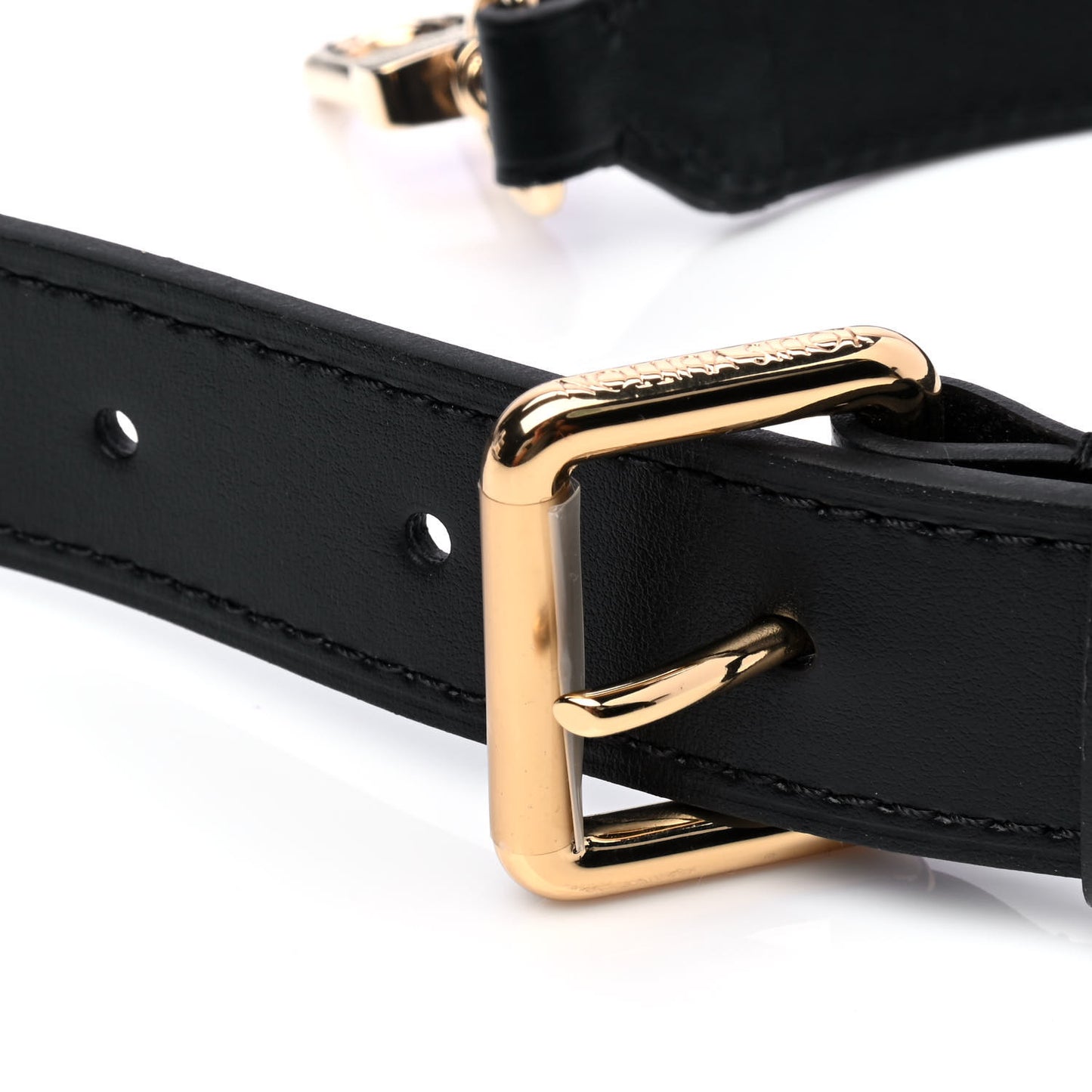 Calfskin Odeon PM Adjustable Shoulder Strap Black