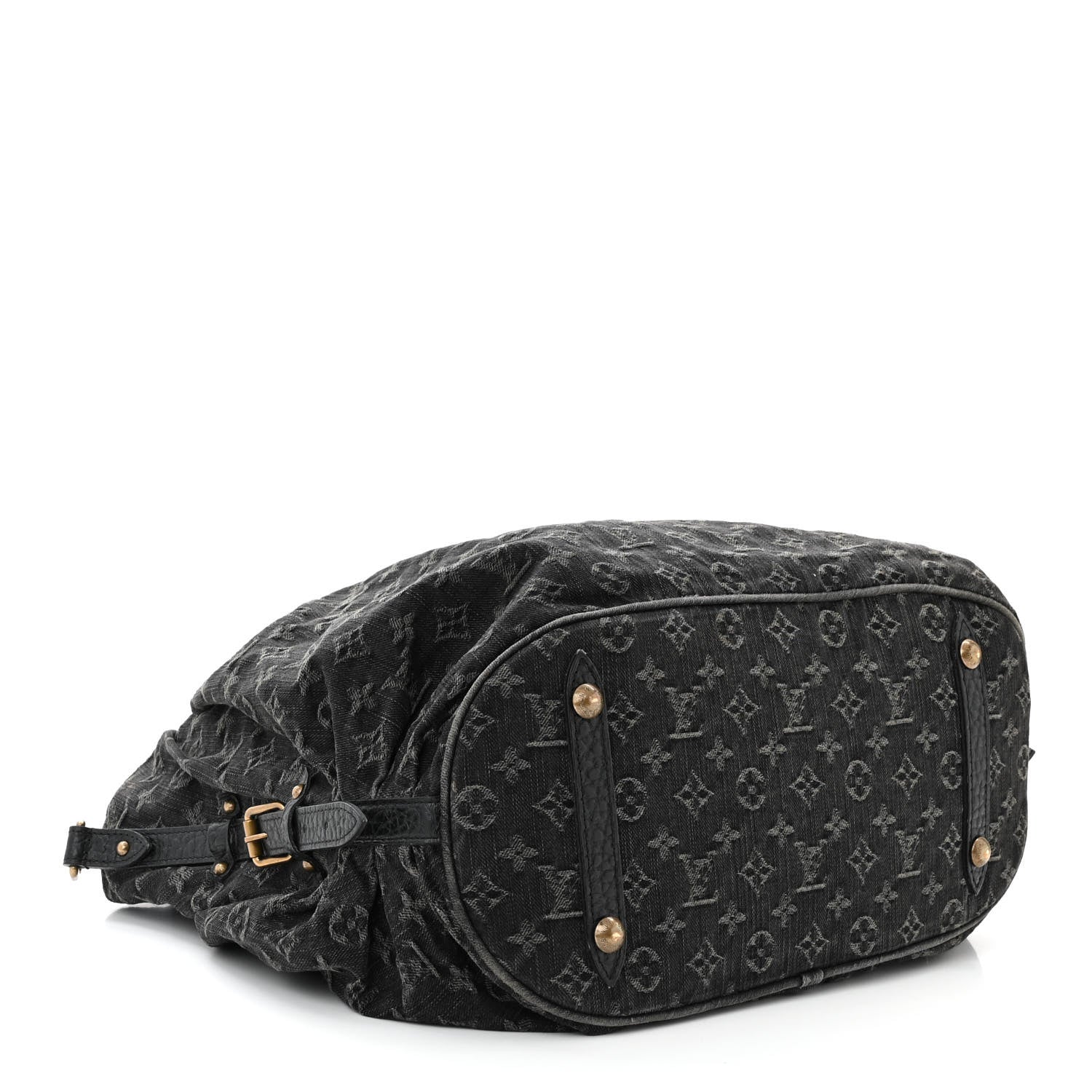 Louis Vuitton Denim Mahina XL Black 4 of 12