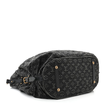 Louis Vuitton Denim Mahina XL Black 4 of 12