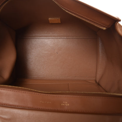 Celine Natural Calfskin Suede Medium Trapeze Tan 6 of 19