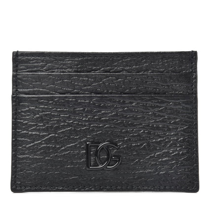 Dolce & Gabbana Vitello Logo Card Holder Black 1 of 6