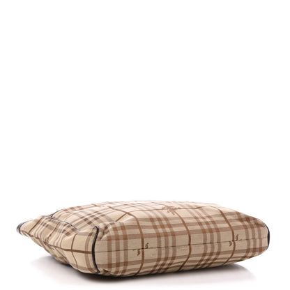 Burberry Haymarket Check Tote Brown 4 of 12