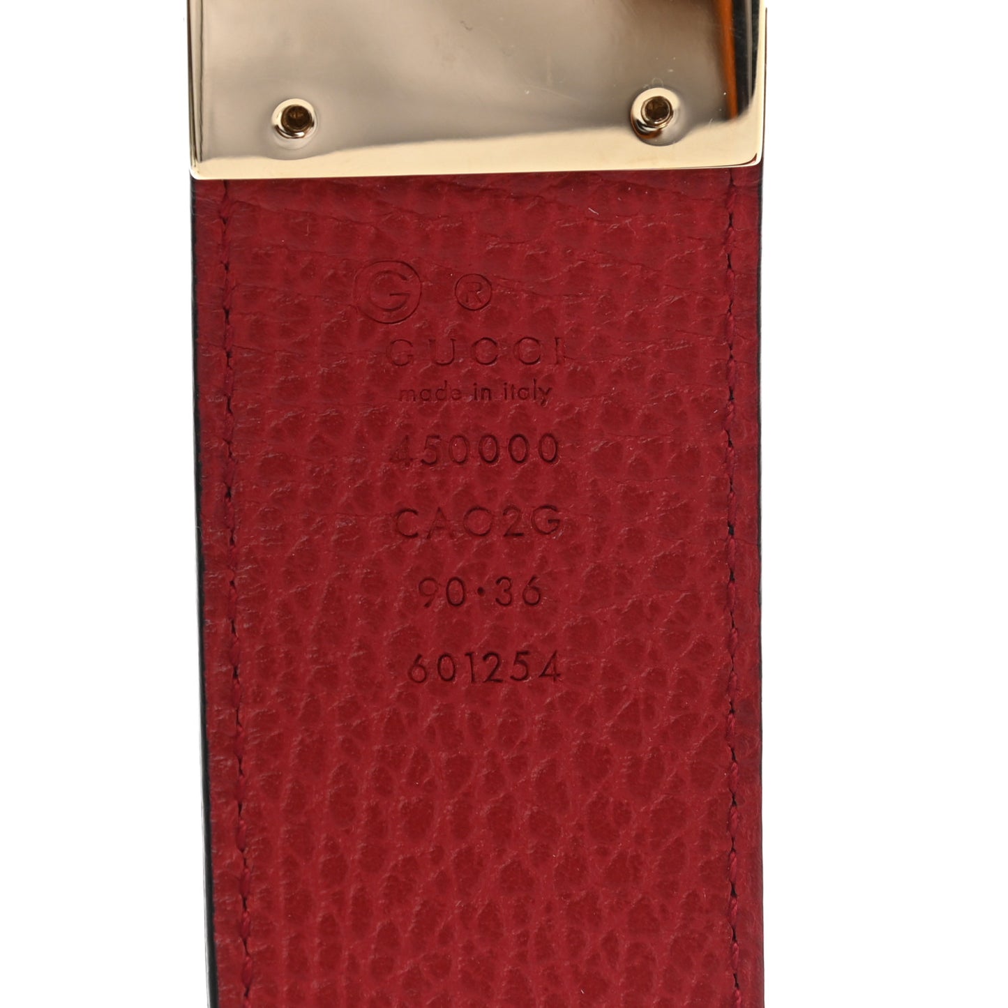 Calfskin 1973 Reversible Belt 90 36 Black Red