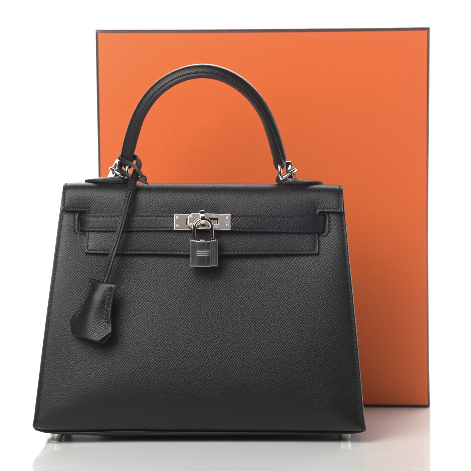 Hermes Epsom Kelly Sellier 25 Black 14 of 14