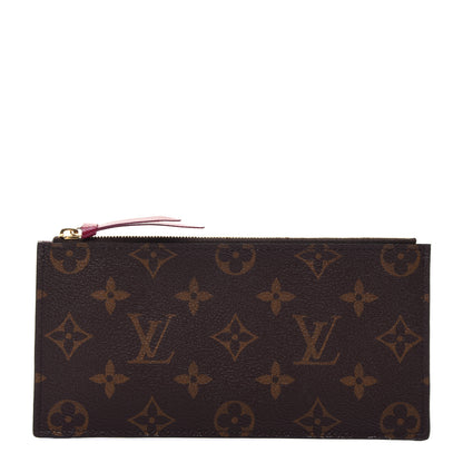 Louis Vuitton Monogram Felicie Chain Wallet Zippered Insert Fuchsia 1 of 9