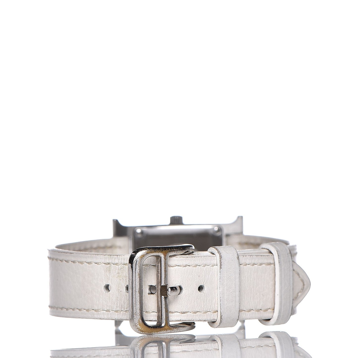 Stainless Steel Courchevel 21mm Heure H Hour Watch Blanc