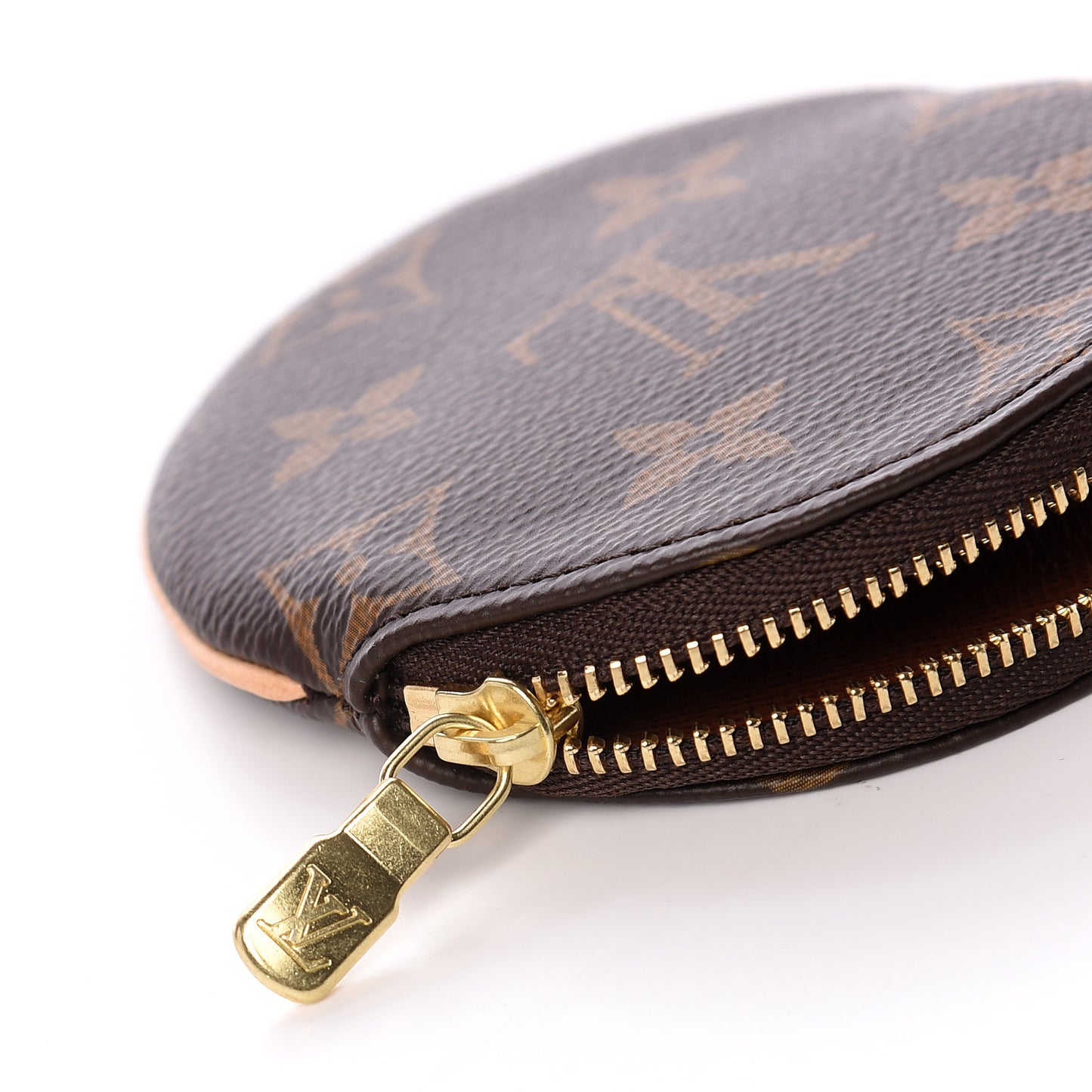 Monogram Round Coin Purse