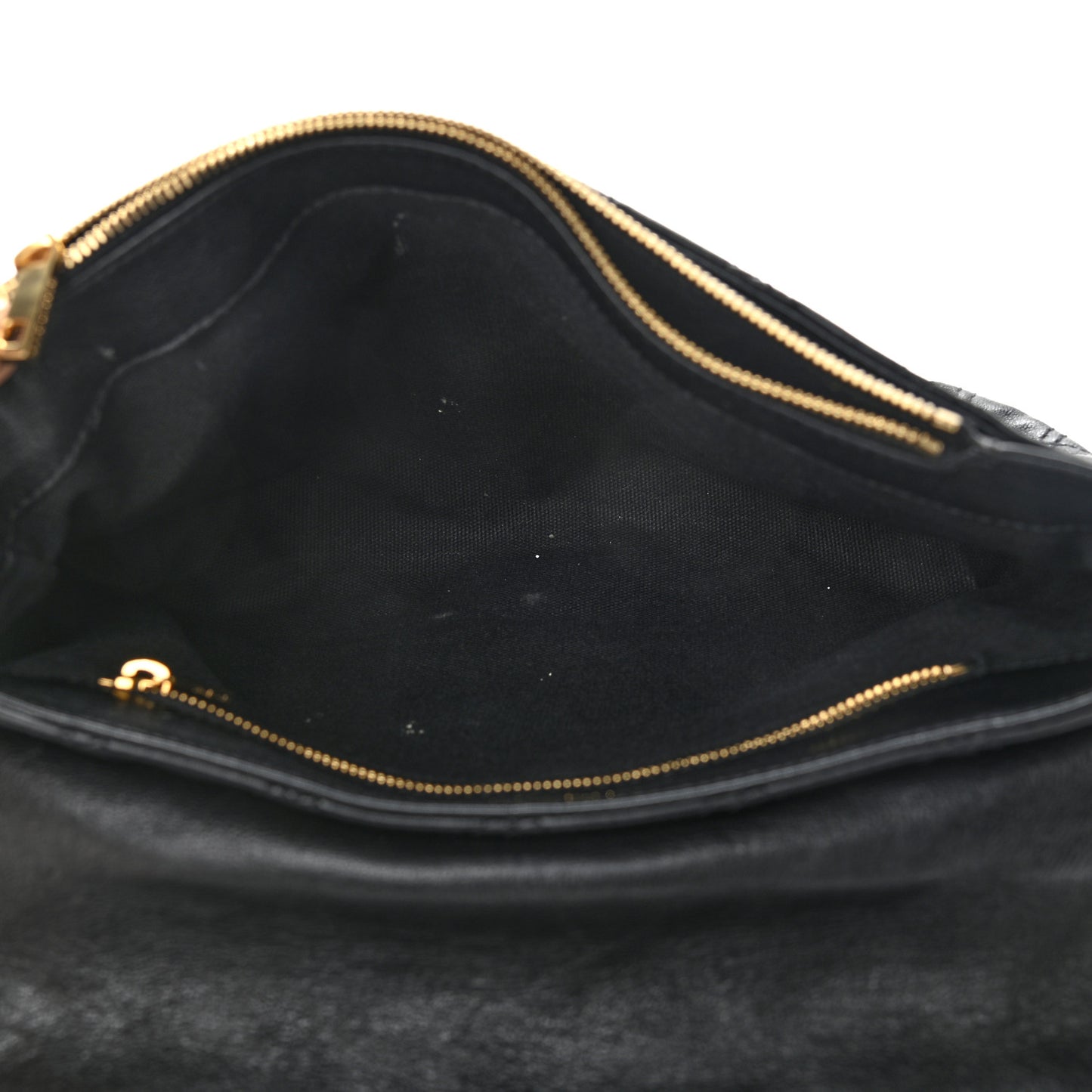 Lambskin Quilted The Large Single Flap Black
