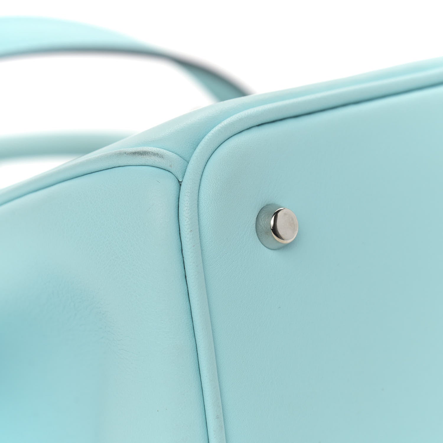 Christian Dior Smooth Calfskin Medium Diorissimo Tote Blue 9 of 15