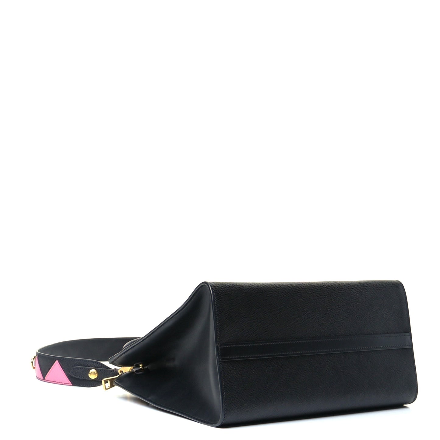 Saffiano Greche Greca Paradigme Bag Black Pink