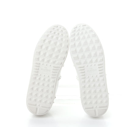 Valentino Garavani Calfskin Rockstud Untitled Open Sneakers 39 White 6 of 11