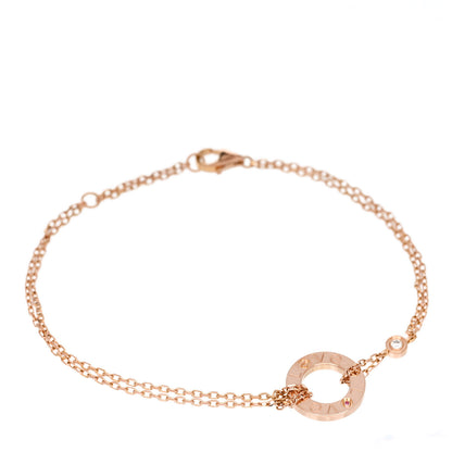 Cartier 18K Pink Gold Diamond Pink Sapphire LOVE Bracelet 1 of 4