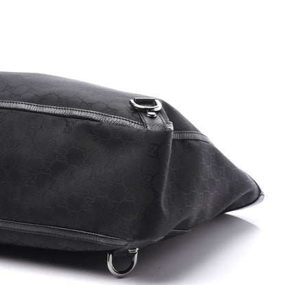 Gucci Nylon Monogram Large Abbey Tote Black 9 of 12