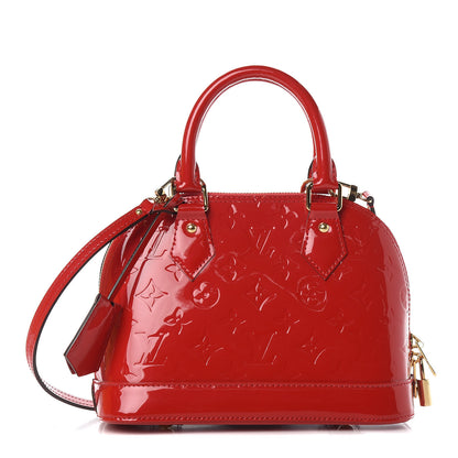 Louis Vuitton Vernis Alma BB Cherry 1 of 11