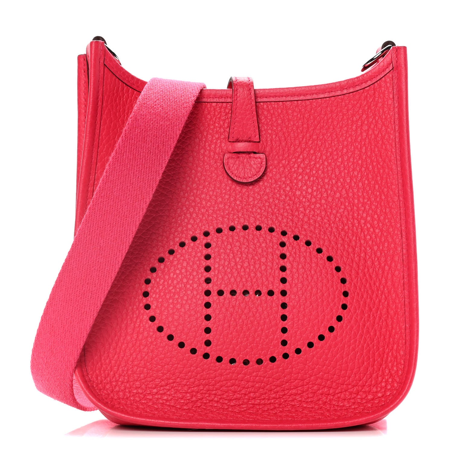 Hermes Taurillon Clemence Evelyne TPM Rose Extreme 1 of 12