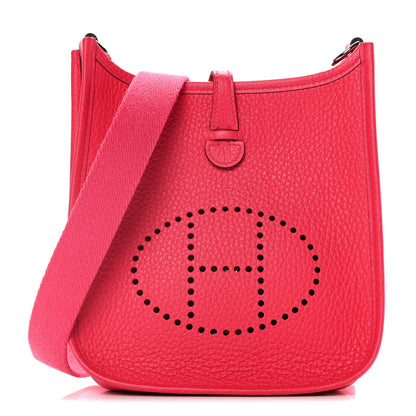 Hermes Taurillon Clemence Evelyne TPM Rose Extreme 1 of 12