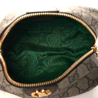 Gucci Soft GG Supreme Monogram Calfskin Medium Ophidia Cosmetic Case Beige Ebony New Acero 5 of 10
