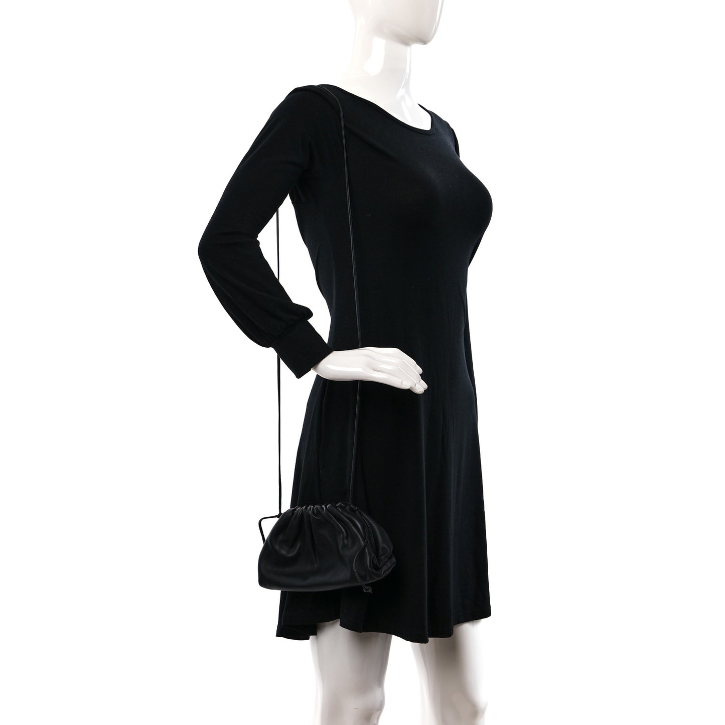 Butter Calfskin The Mini Pouch Black
