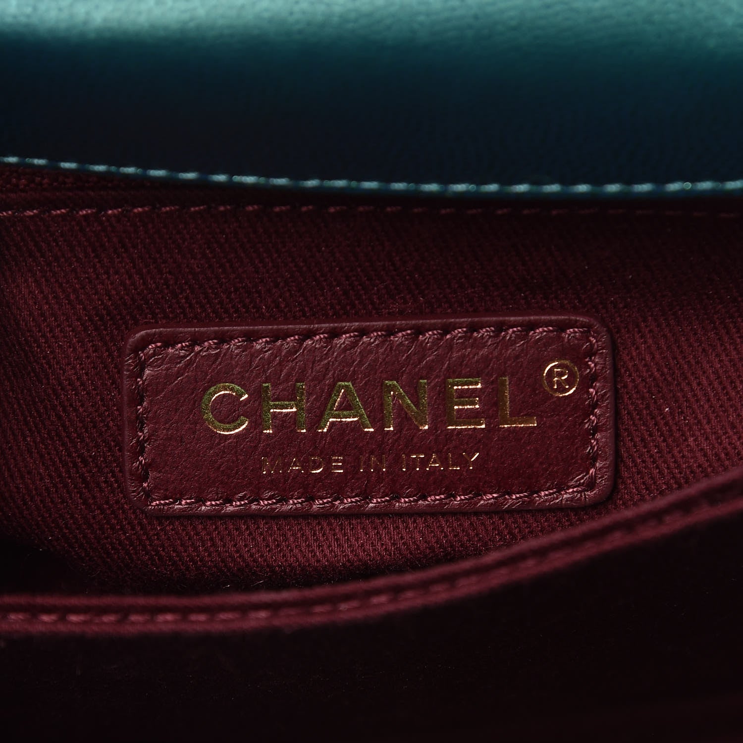 Chanel Metallic Caviar Quilted Mini Coco Handle Flap Blue 7 of 8