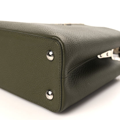 Louis Vuitton Taurillon Snakeskin Capucines PM Khaki 8 of 8