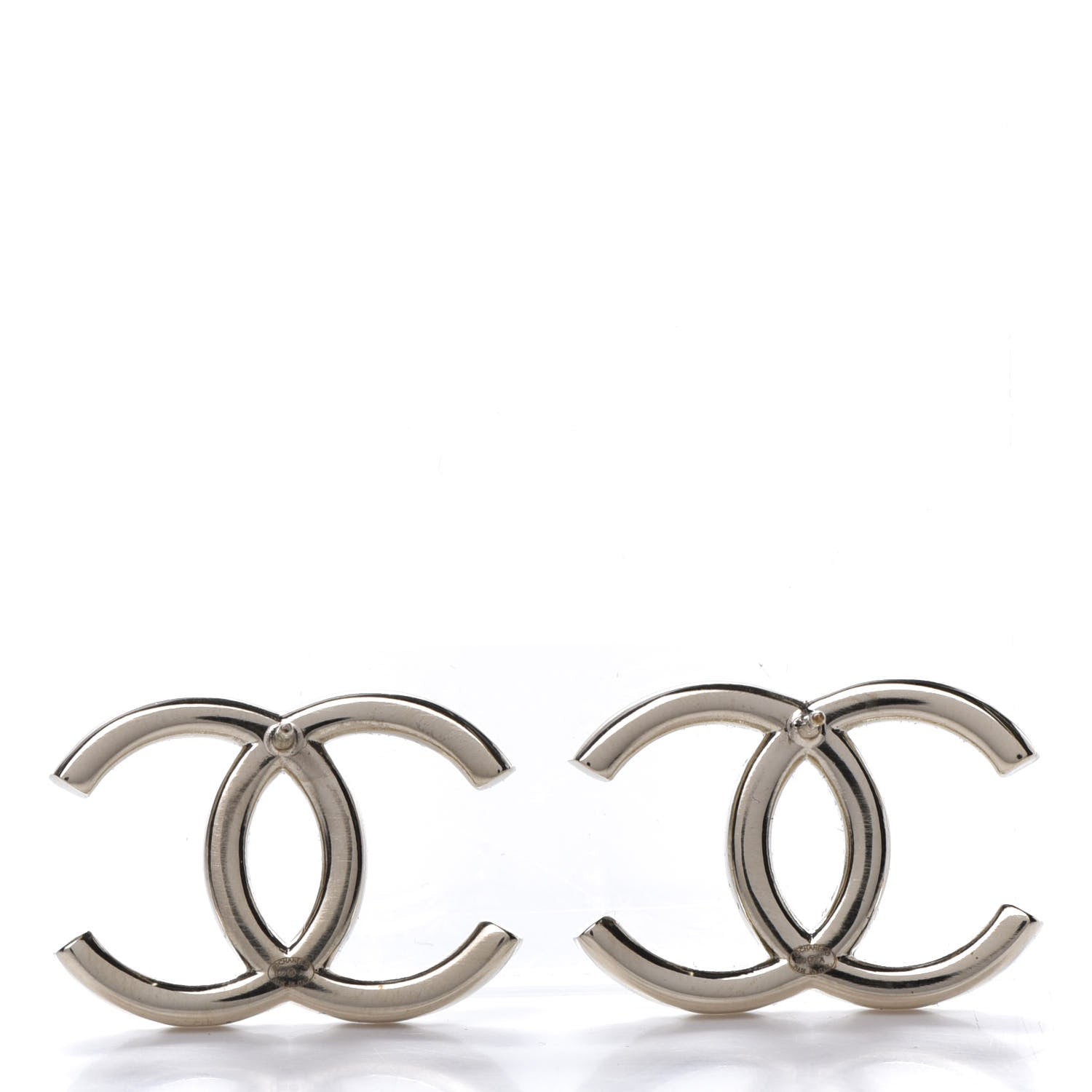 Chanel Baguette Crystal High Society CC Earrings Gold 4 of 5
